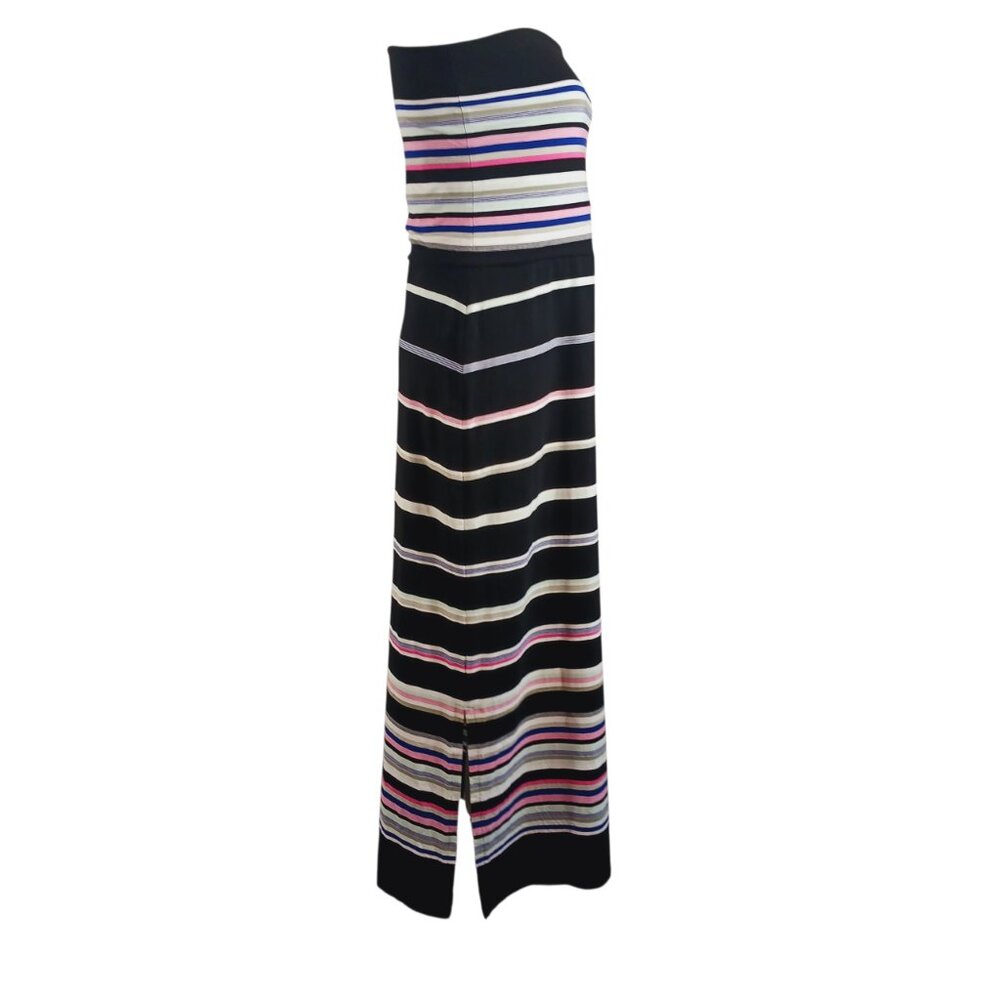 White House Black Market Striped Convertible Maxi Midi Tube Dress / Skirt SZ MED - Picture 5 of 15